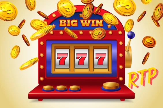 A slot machine that reads ‘Big Win! and 777.
